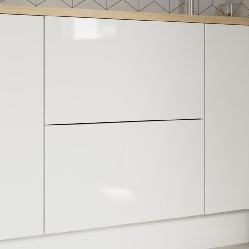 Front kuchenny do szuflady / drzwi GoodHome Stevia 60 cm biały połysk