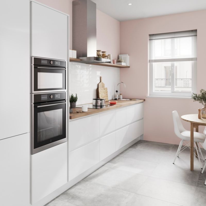 Front kuchenny do szuflady / drzwi GoodHome Stevia 80 cm biały połysk