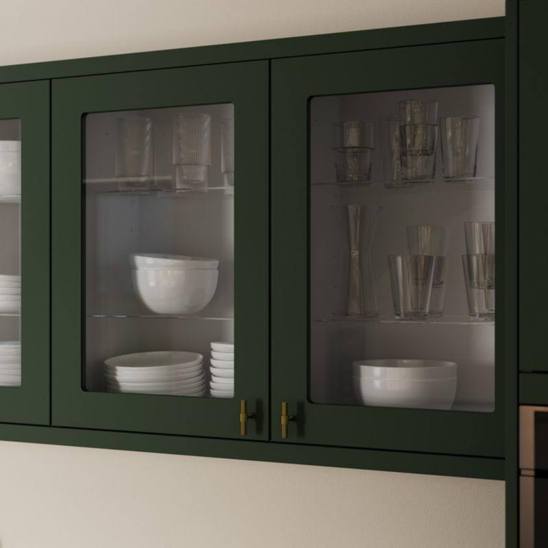 Front kuchenny szklany do szafki wysokiej GoodHome Artemisia 50 cm zielony mat