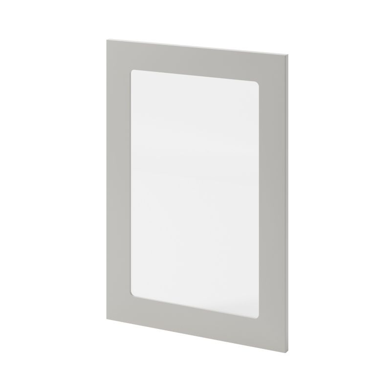 Front kuchenny z przeszkleniem GoodHome Stevia 50 cm szary mat
