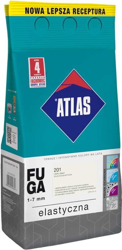 Fuga elastyczna Atlas 5 kg ciepła biała