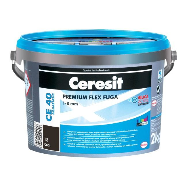 Fuga elastyczna Ceresit CE 40 Aquastatic coal 2 kg