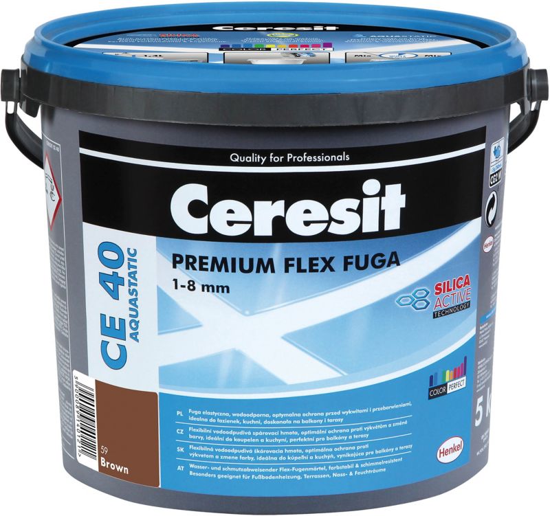 Fuga elastyczna Ceresit CE 40 brown 5 kg