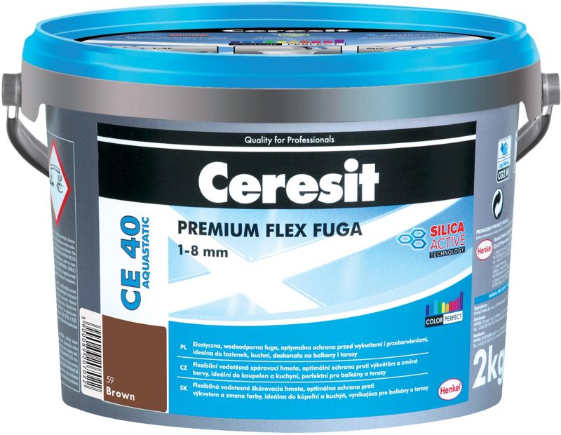 Fuga elastyczna Ceresit CE40 brown 2 kg