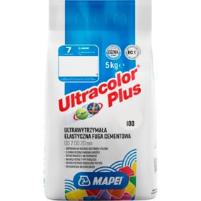 Fuga elastyczna Mapei Ultracolor Plus 100 biała 5 kg