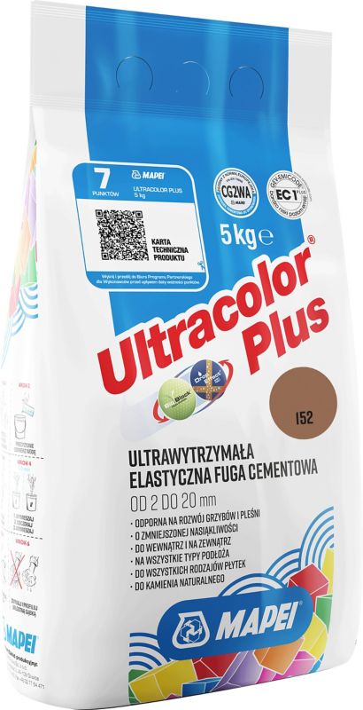 Fuga elastyczna Mapei Ultracolor Plus 152 lukrecja 5 kg