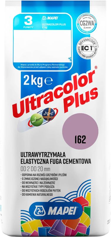 Fuga elastyczna Mapei Ultracolor Plus 162 fioletowa 2 kg