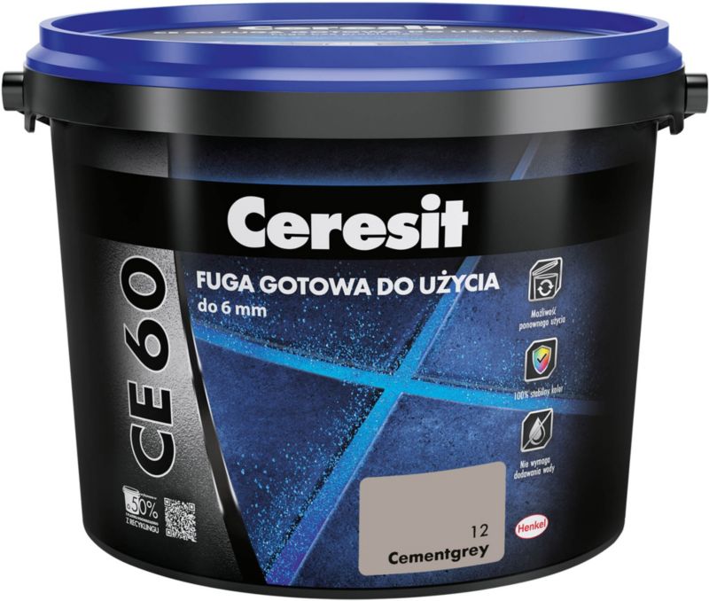 Fuga gotowa Ceresit CE60 szary cement 2 kg