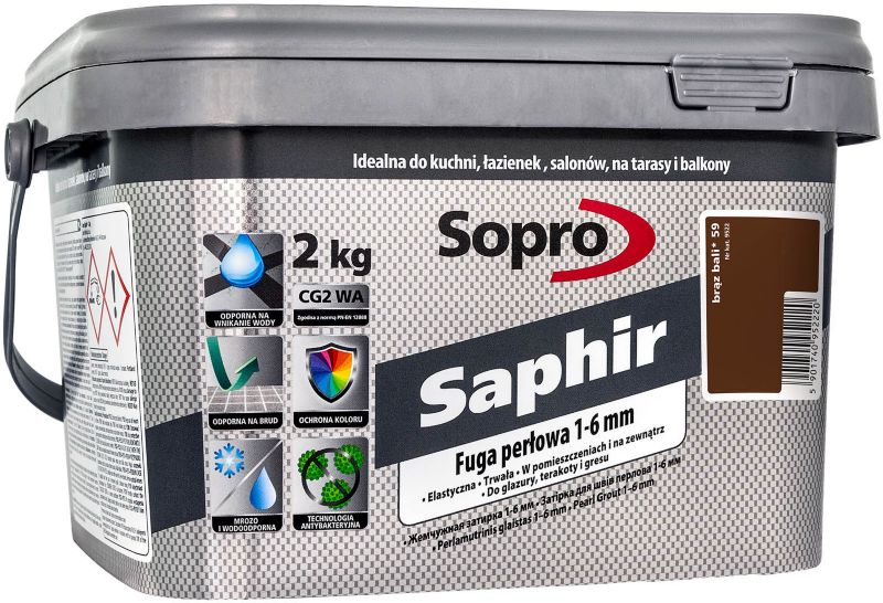 Fuga Sopro Saphir 59 brąz bali 2 kg