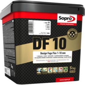 Fuga szeroka Sopro Flex DF10 Design 10 biała 5 kg
