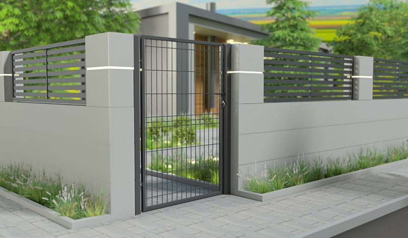 Furtka panelowa uniwersalna ze słupkami 1x 1,5 m antracyt