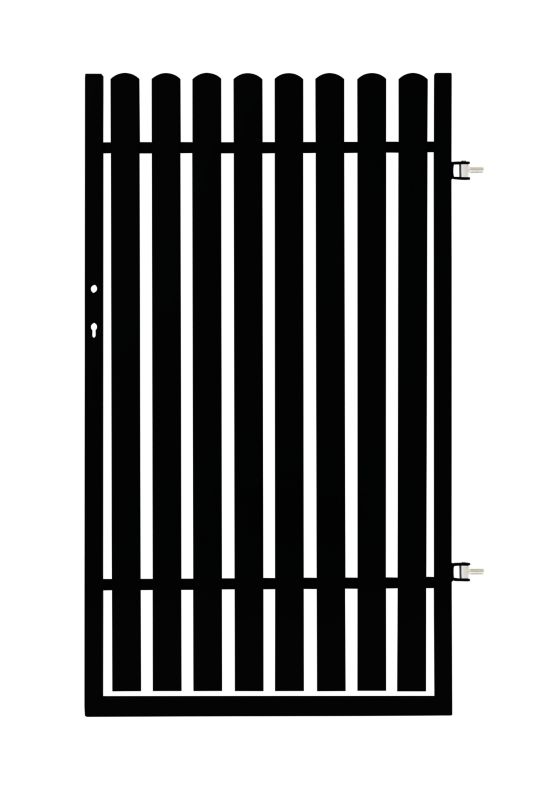 Furtka prawa Daria 2 0,9 x 1,5 m stal ocynk RAL 9005 struktura