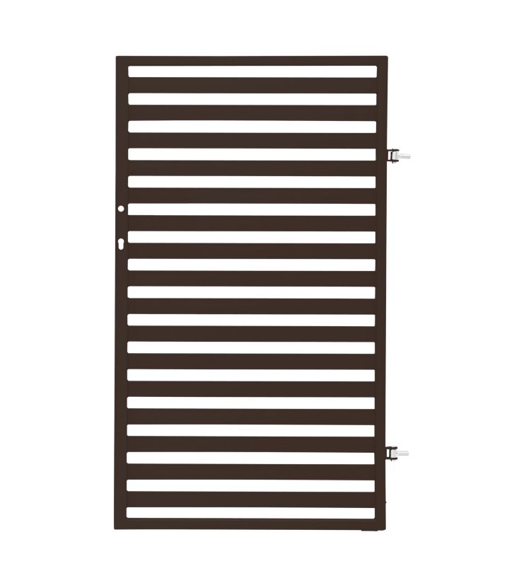 Furtka uniwersalna Brava 0,9 x 1,5 m stal ocynk RAL 8017 struktura