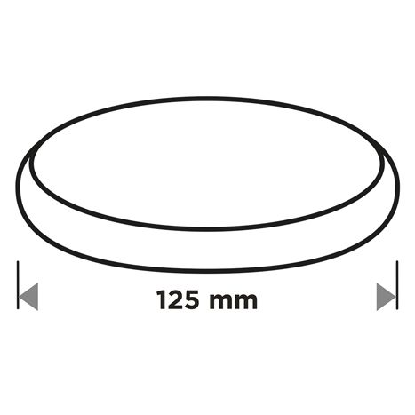 Futerko Graphite polerskie na rzep 125 mm,  1szt