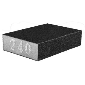 Gąbka ścierna GRAPHITE 70 x 25 x 100 mm, K240 1 szt