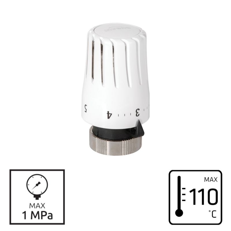 Głowica Termostatyczna do Grzejnika Termostat M30x1,5 INVENA Mini 2 Prov 1 szt.