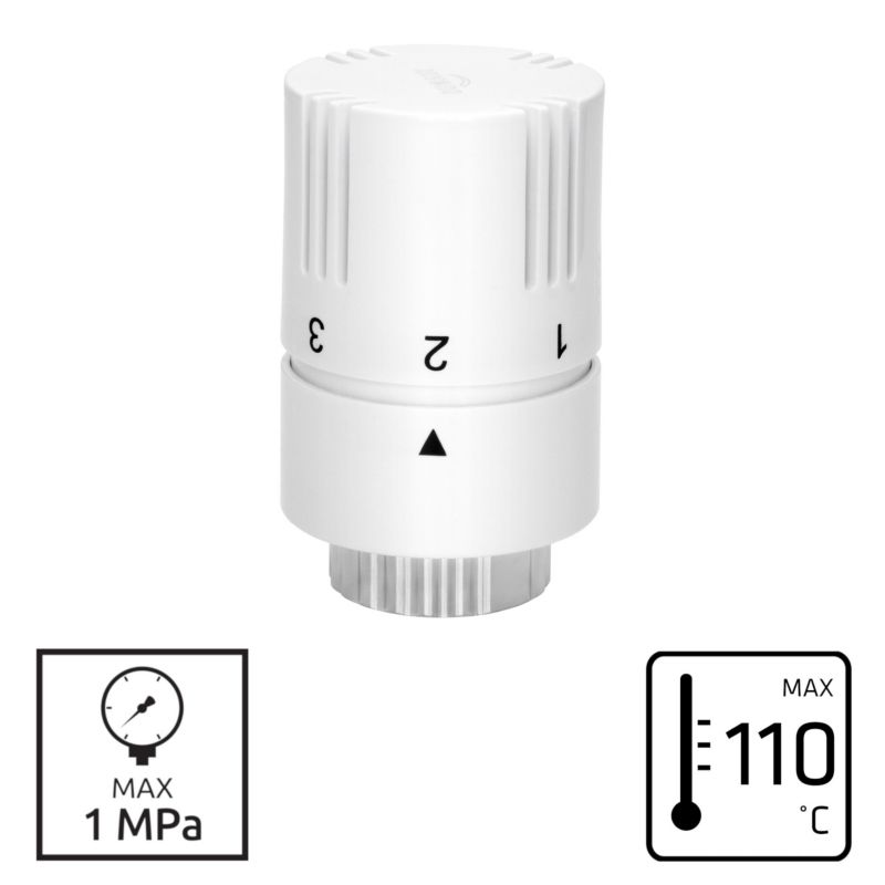 Głowica Termostatyczna Do Grzejnika Termostat M30x1,5 INVENA Plus Prov 1 szt.