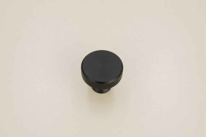 Gałka meblowa B&B okrągła metalowa czarna 1 szt