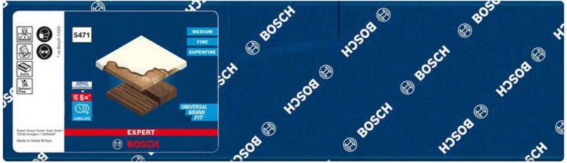 Gąbka ścierna Bosch Expert 68 x 97 x 27 mm P100-1500