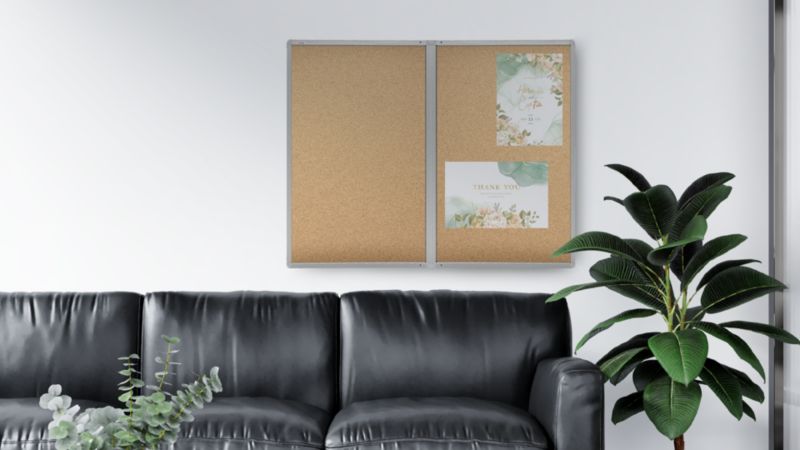 Gablota informacyjna wewnętrzna ALLboards 150x100 cm powierzchnia korkowa 1 szt.