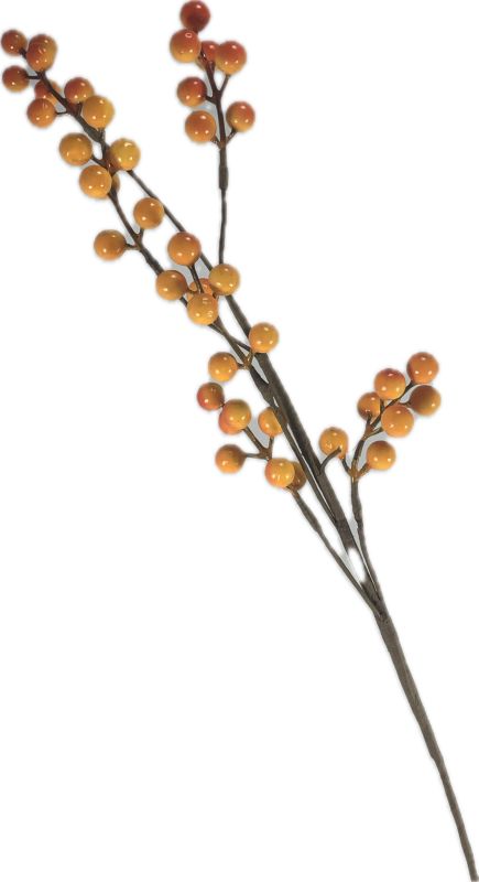 Gałązka jesiennej jarzębiny MAG 74 cm pomarańczowa