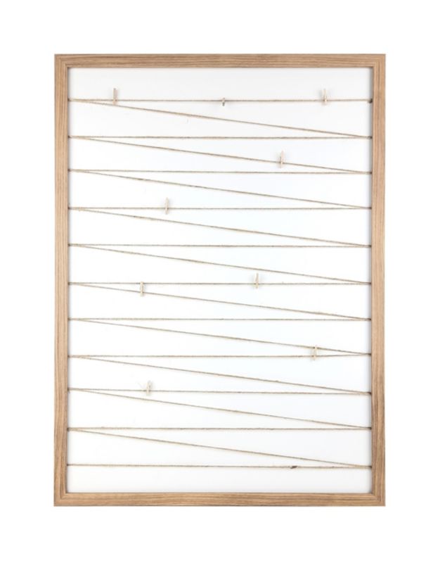 Galeria na zdjęcia Fotogaleria sznurkowa ramka ze sznurkami Frames Factory 50x70 dąb 1szt.