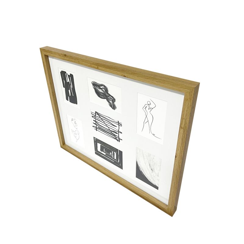 Galeria na zdjęcia GoodHome Islande 45,6 x 55,6 cm 7 dąb