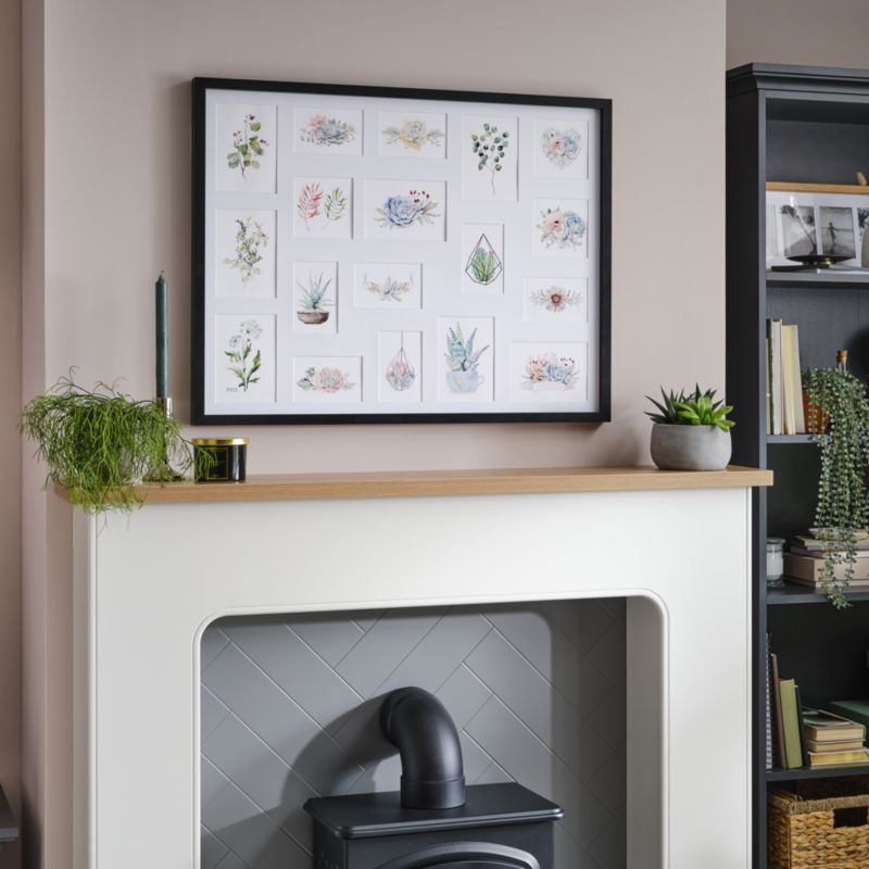 Duisburger-fram24 Cornice Su Misura DR35 63x83 Cm, Legno MDF Nero Opaco, Vetro Acrilico Antiriflesso, Made In Germany