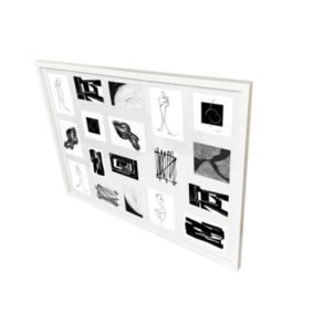 Galeria na zdjęcia GoodHome Islande 65,6 x 85,6 cm 18 biała