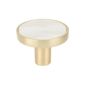 Gałka meblowa Schaffner Pearl 32 mm złota