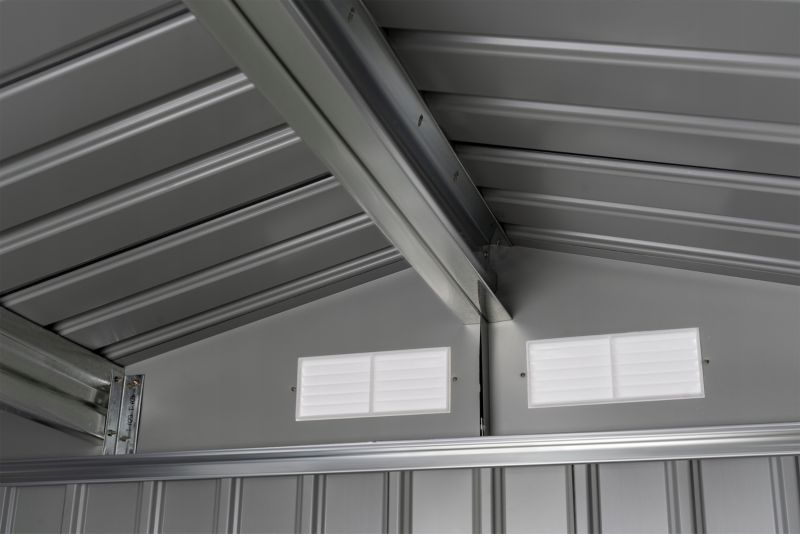 Garaż Corciano Metalowy 277X255X212cm domek narzędziowy 1 szt.