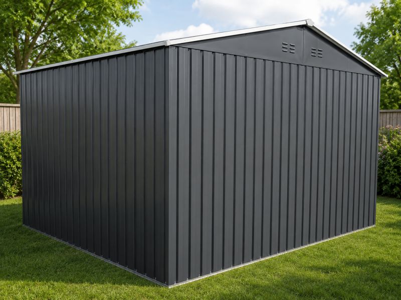 Garaż Corciano Metalowy Ogrodowy Domek Narzędziowy 279 x 260 x 212 cm 1szt.