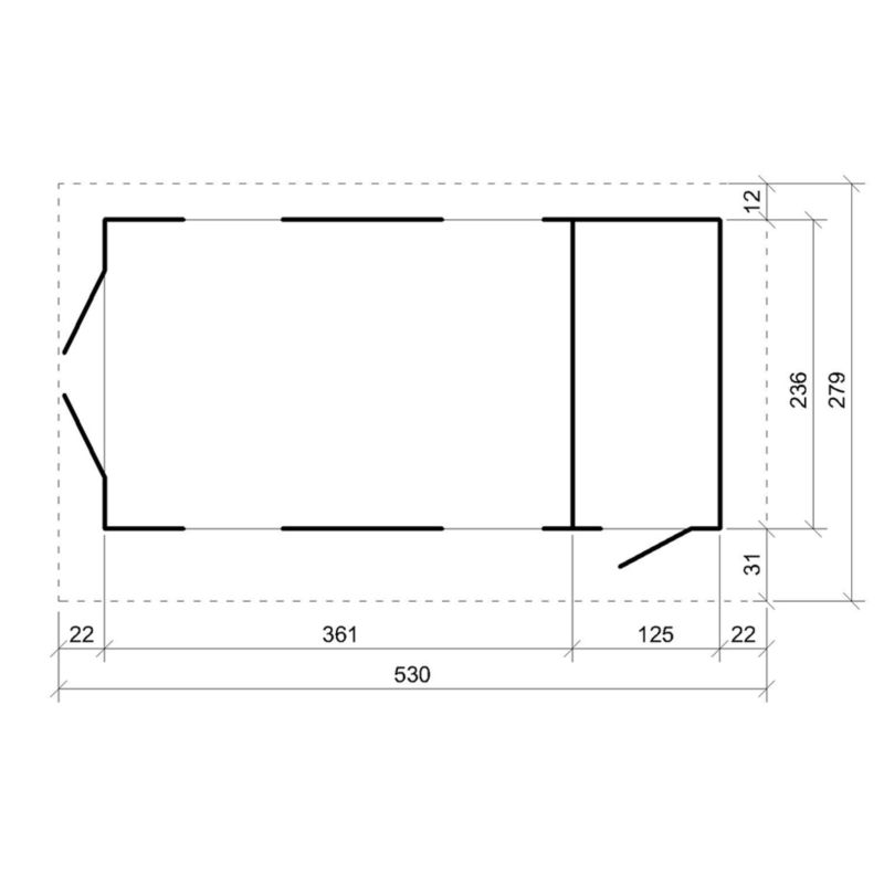 Garaż na motocykle LP SmartSide Timbela M905C-TUNDRA GREY 11.5 m² 1 szt.