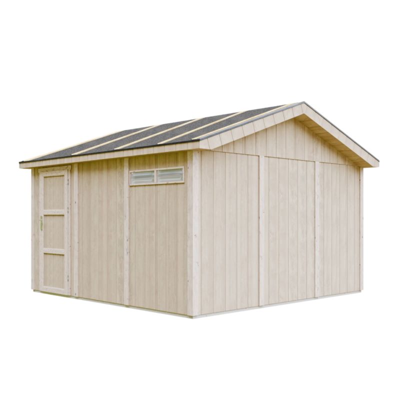 Garaż premium quality Timbela M990B 13 m² konstrukcja z paneli LP Smartside 1 szt.
