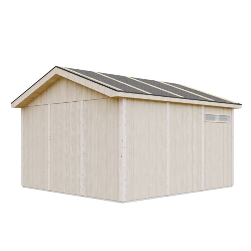 Garaż premium quality Timbela M990B 13 m² konstrukcja z paneli LP Smartside 1 szt.