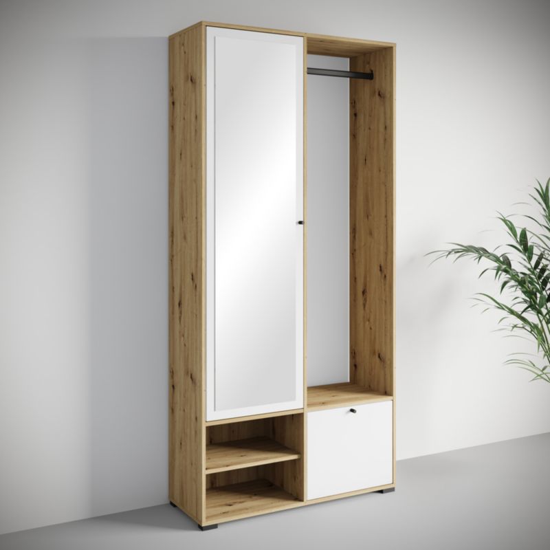 Garderoba MINIO go for it DAFNI dąb artisan/biały 1 szt.