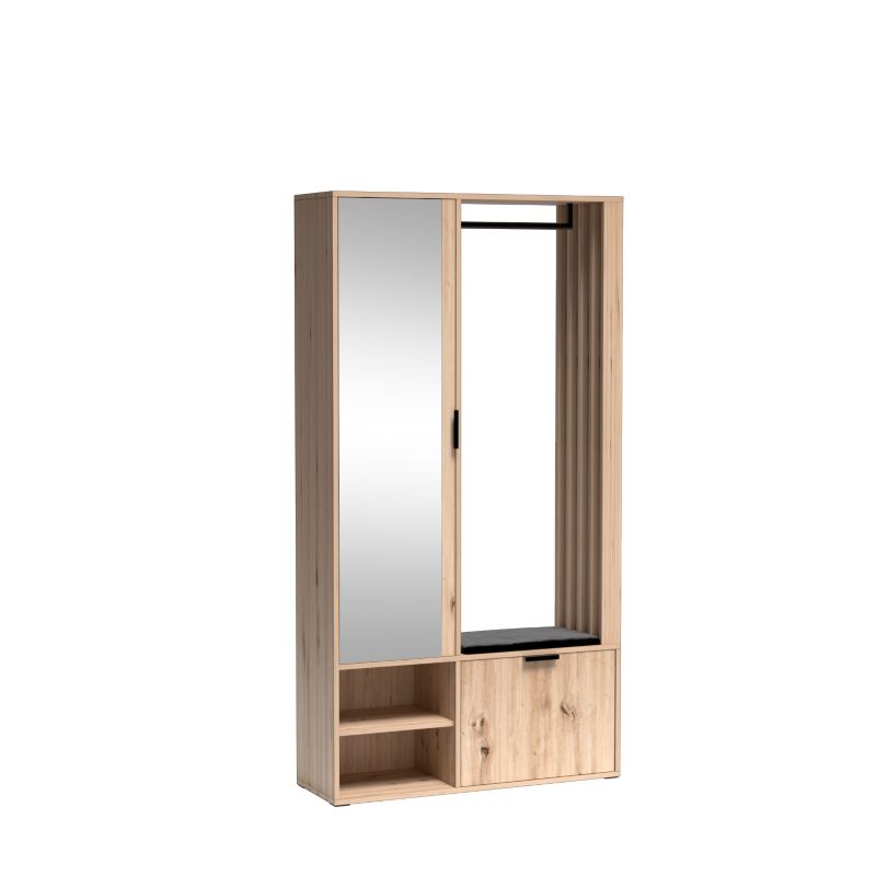 Garderoba MINIO go for it  MELO dąb artisan z siedziskiem 1 szt.