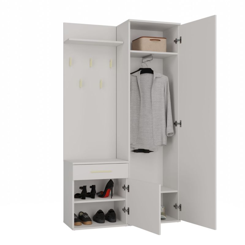 Garderoba Topeshop Duo Kaszmir Szafa 180x50x35 cm 35x100x180 cm 1 szt.
