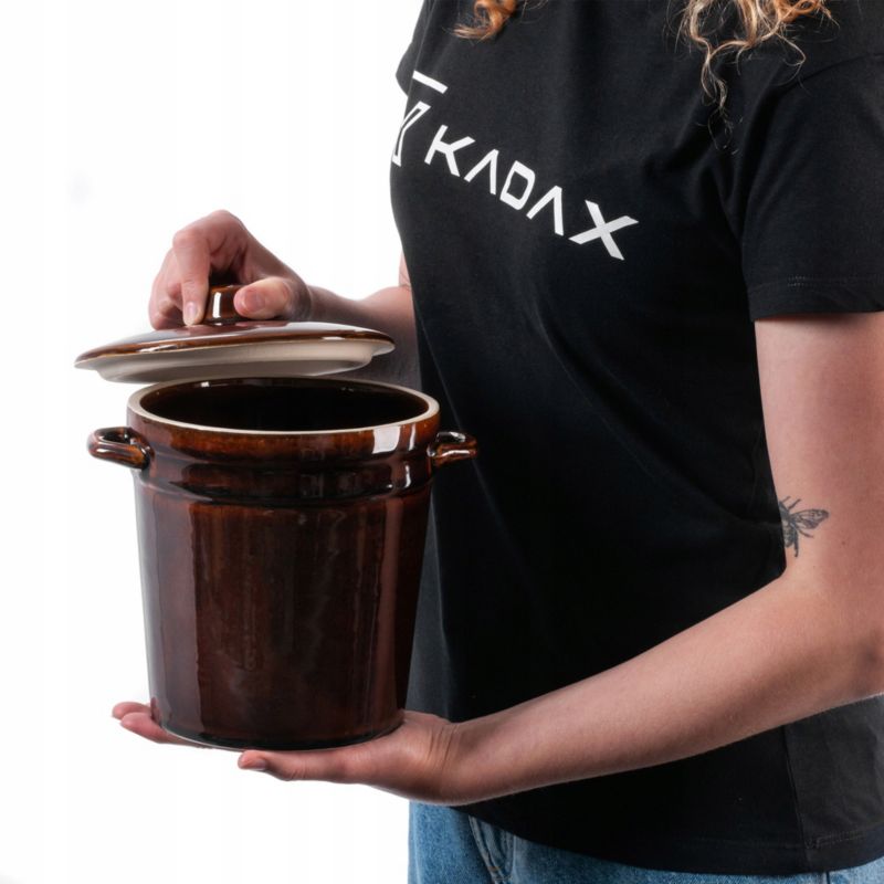 Garnek KADAX Do Kiszenia Na Smalec Kamionkowy 2L 1szt.