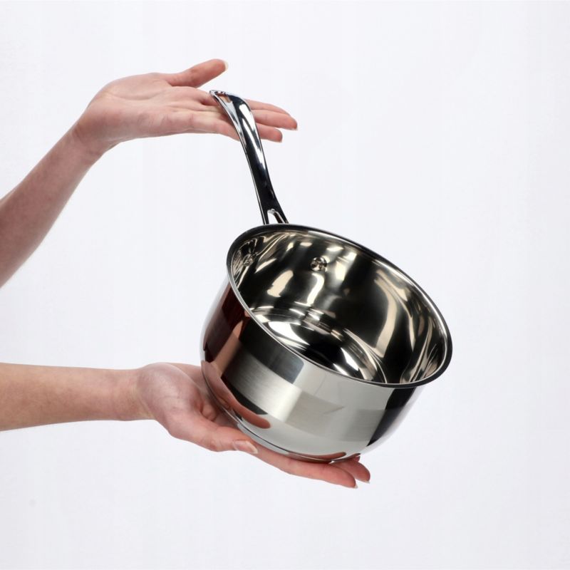 Garnek KADAX Rondelek Stalowy Z Rączką 16 cm 1,8 L 1 szt.