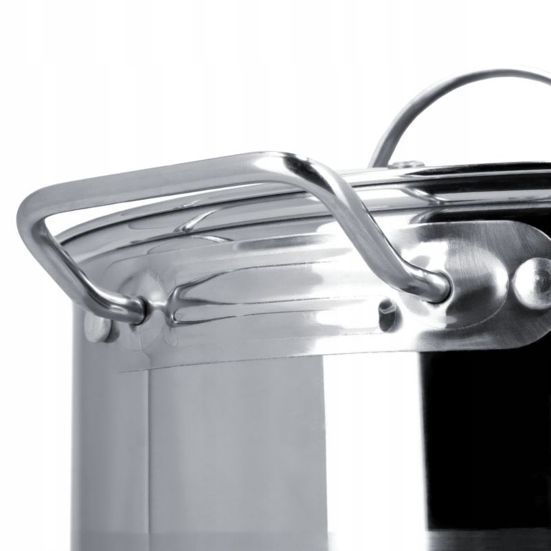 Garnek KADAX Stalowy Z Pokrywką indukcja 28 cm 13,5 L 1szt.
