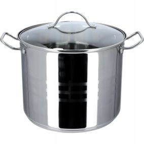 Garnek KADAX Stalowy Z Pokrywką indukcja Bigos 26cm 11 L 1szt.