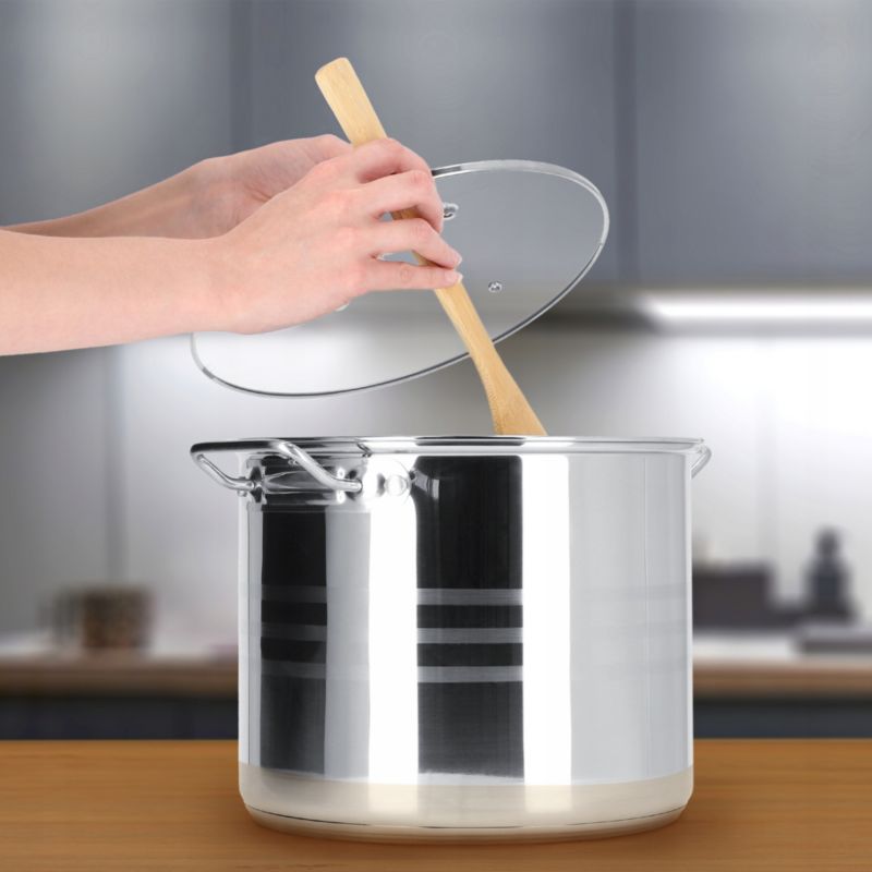 Garnek KADAX Stalowy Z Pokrywką indukcja Bigos 26cm 11 L 1szt.