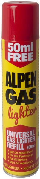 Gaz do zapalniczek Alpen Camping 300 ml