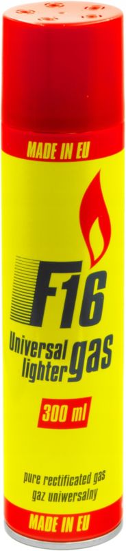 Gaz  F16 300ml do zapalniczek z końcówkami 1szt