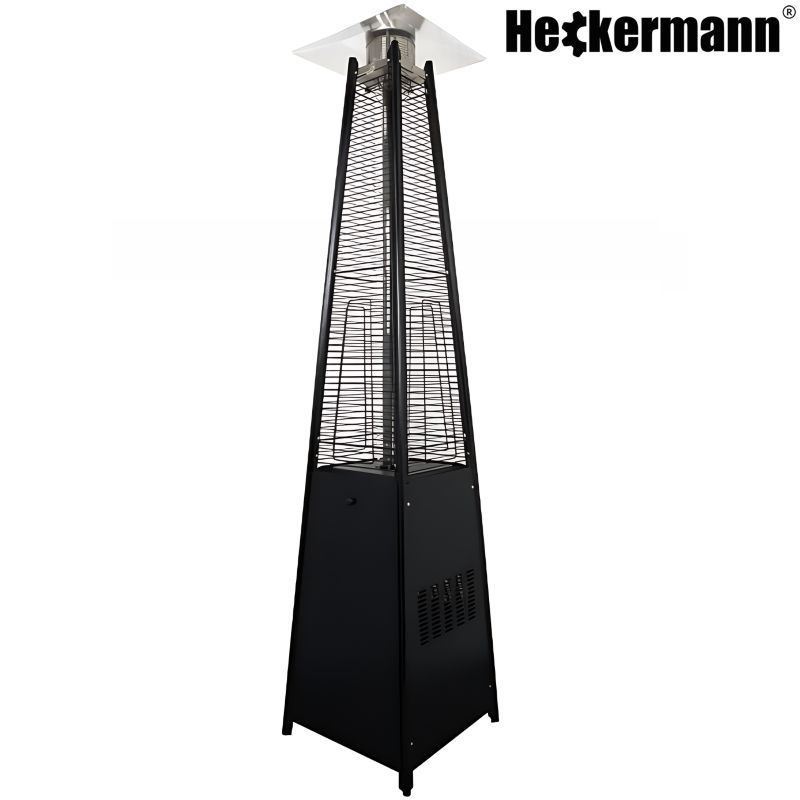 Gazowa piramida grzewcza Heckermann HS-PHM-H Czarna 1szt