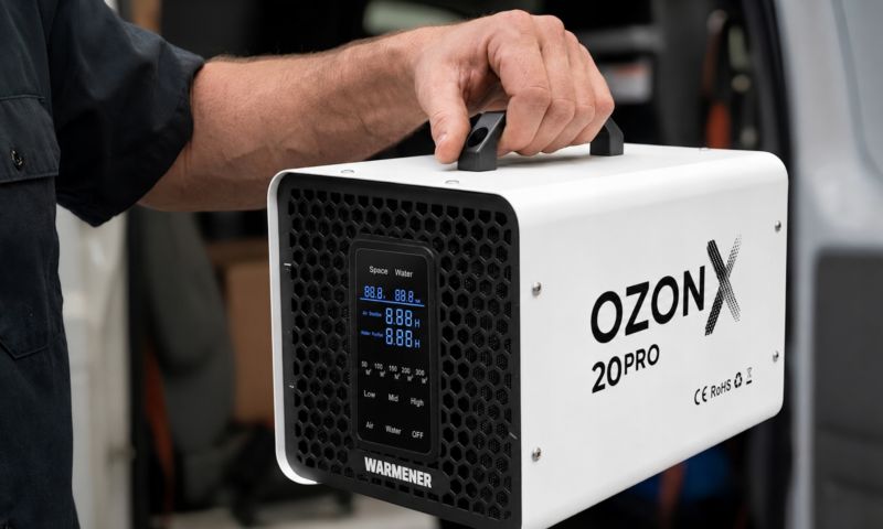 Generator Ozonu 20 G/H WARMENER OzonX 20Pro Ozonator Oczyszczacz Powietrza Samochodowy Wody 160W 1 szt