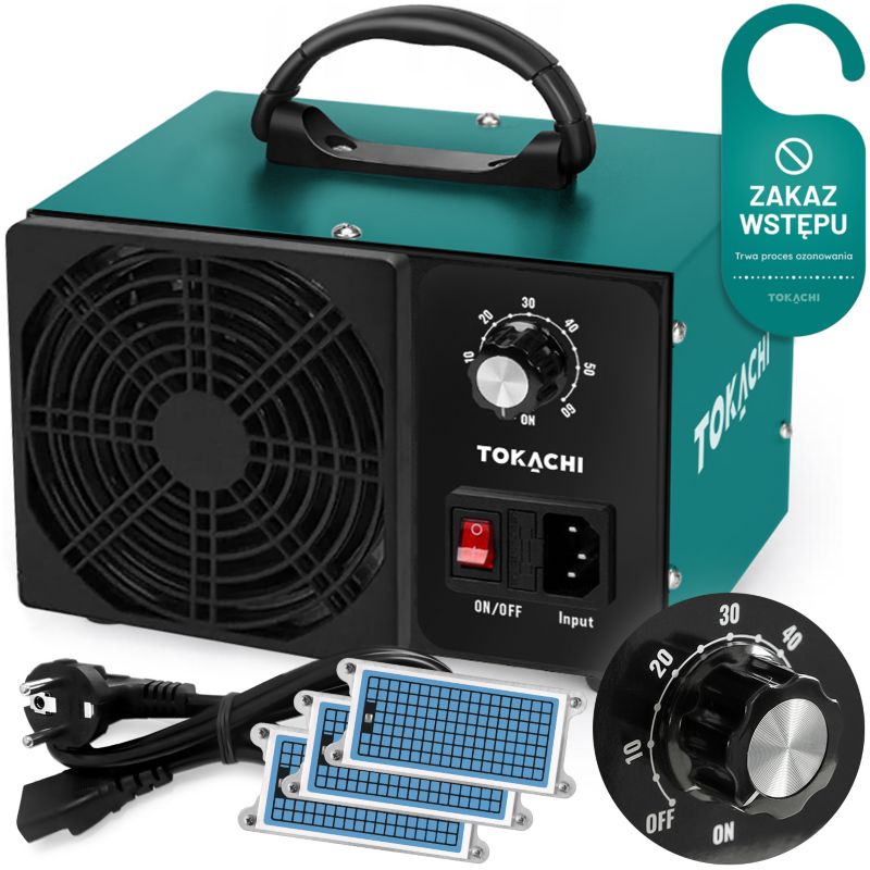 Generator ozonu 40 000 MG/H ozonator Tokachi CleanO3 40 oczyszczacz powietrza 1 szt.
