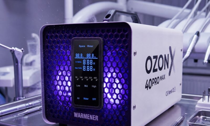 Generator Ozonu Kwarcowy 40 G/H WARMENER OzonX 20Pro Ozonator Oczyszczacz Powietrza Samochodowy Wody 180W 1 szt.