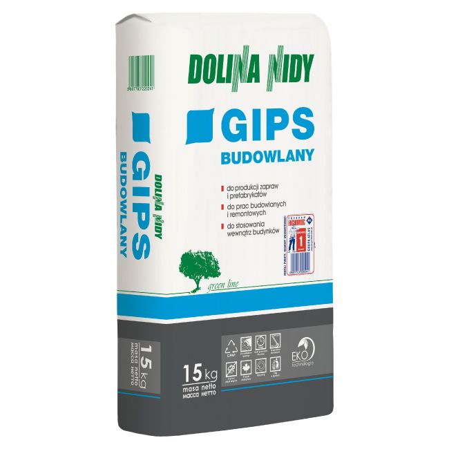 Gips budowlany Dolina Nidy 15 kg